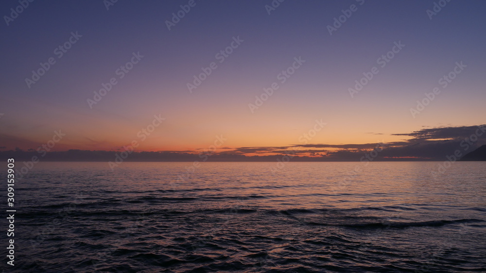 Fototapeta premium 海の夕日 