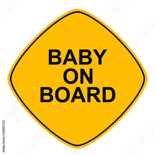 baby on board sign