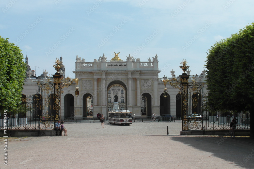 Obraz premium Nancy is a beautiful city in Lorraine, France