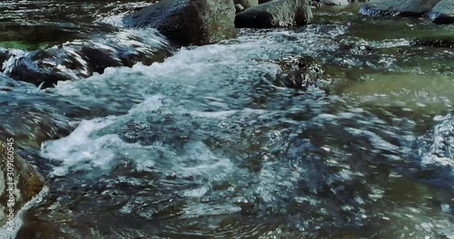 The water flow in Thailand forest footage for nature content