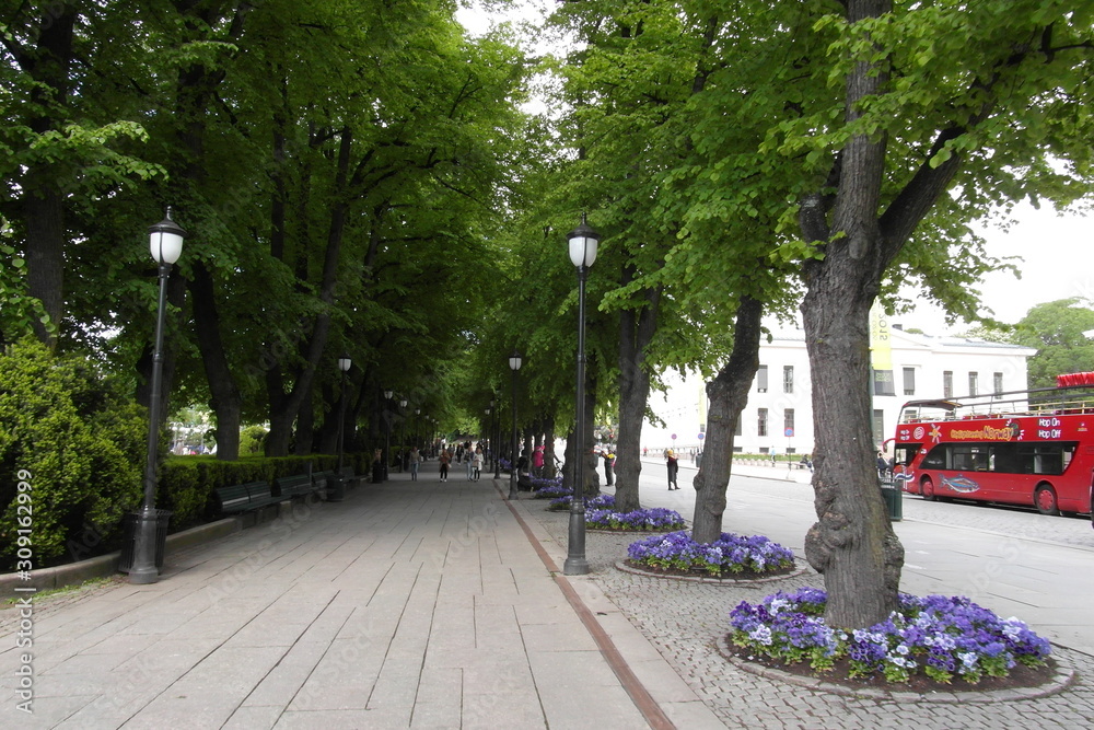 Oslo is a capital of Norway, beautiful city with parks