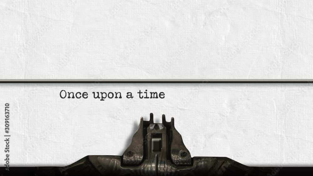 Writing with a typewriter