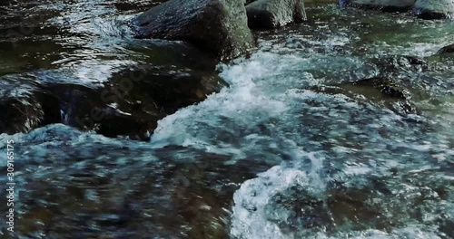 The water flow in Thailand forest footage for nature content