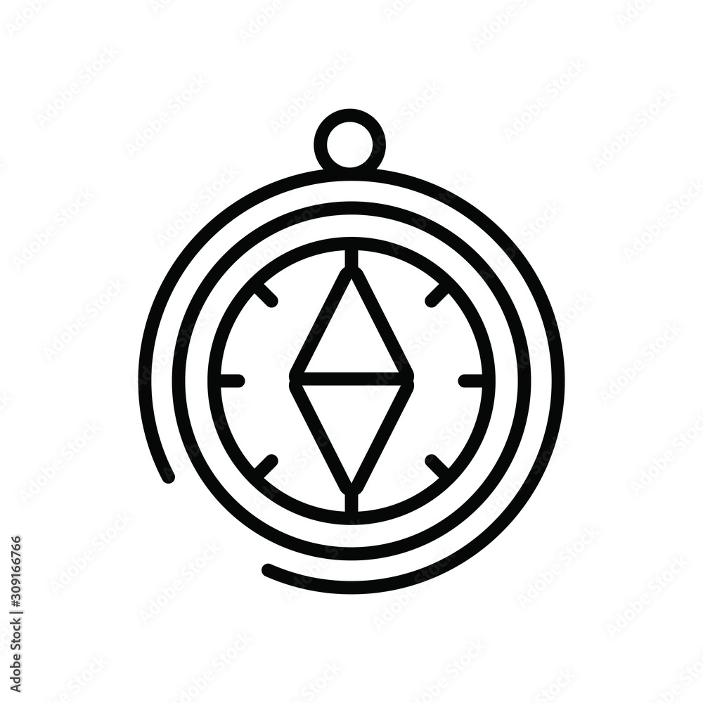compass guide device isolated icon compass guide device isolated icon