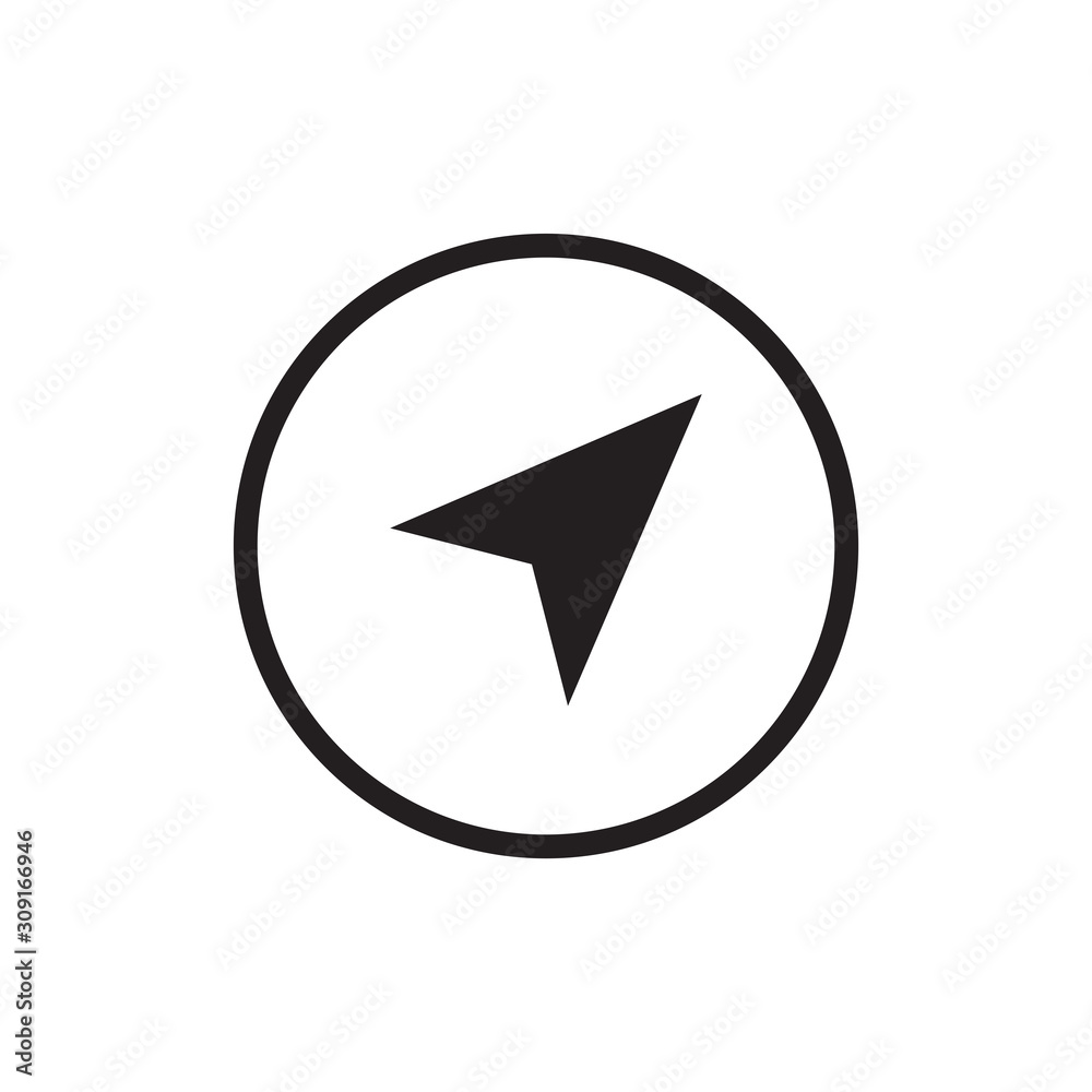 Arrow icon vector in simple style design Arrow icon vector in simple style design