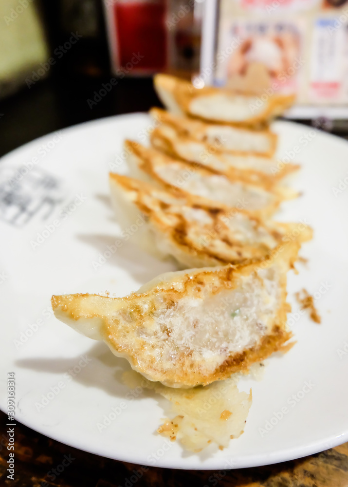 Asian appetizer menu fried dumplings