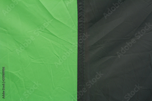 Close-up stitched fabric tent background