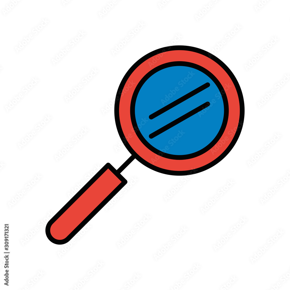 search magnifying glass isolated icon search magnifying glass isolated icon