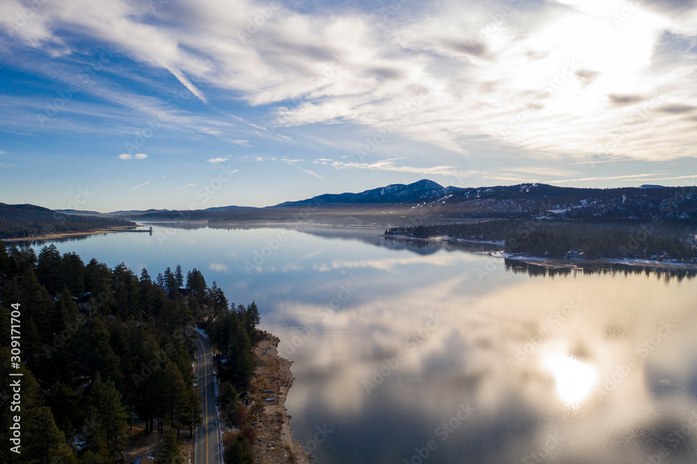 Big Bear Lake Sunny Morning
