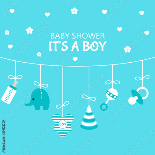 Baby shower invitation card