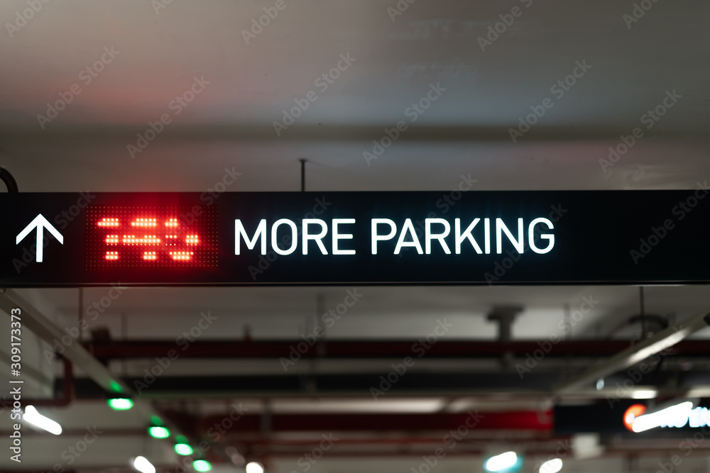 parking interior / underground garage parking interior / underground garage