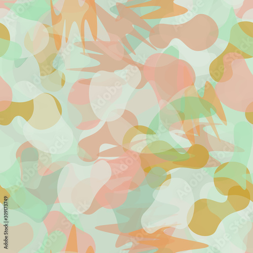 Camouflage Seamless Pattern. Military Camouflage