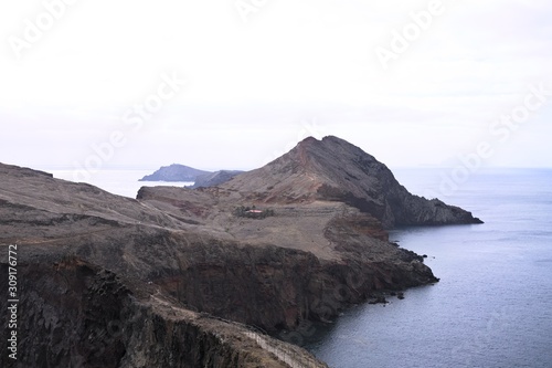 Amazing view of 'Ponta de Sao Lourenço' made of volcanic rock in Madeira Island (Portugal, Europe)