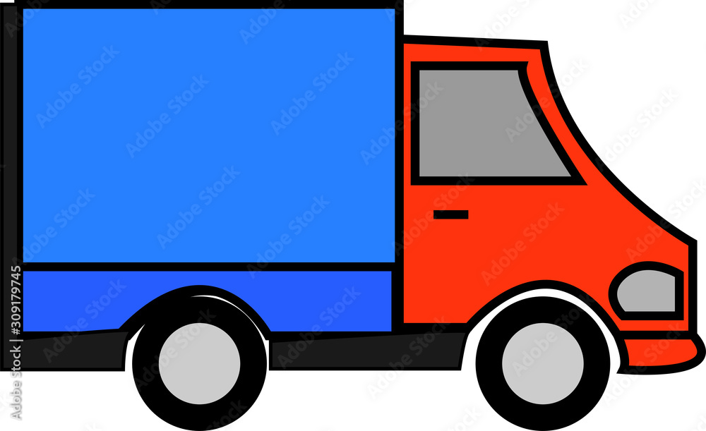 delivery cargo truck delivery cargo truck