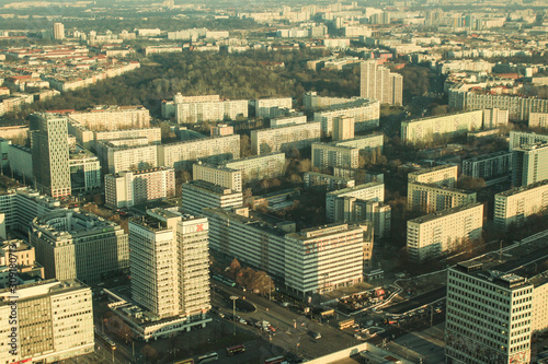 Canvas Print Berlin; Blick über den Alex zum Volkspark Friedrichshain