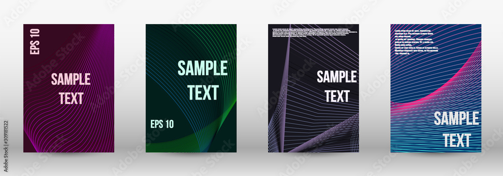 Geometric template with lines Geometric template with lines