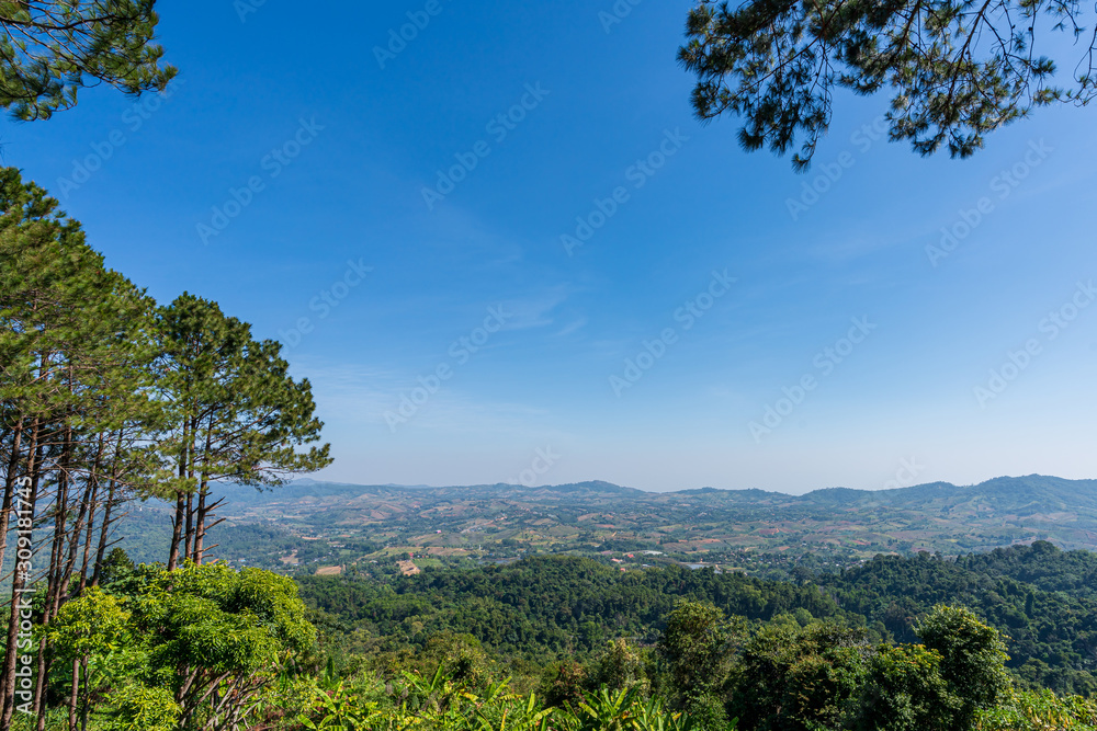 beautiful blue sky high peak mountains mist fog wildlife green forest at Khao Koh Phu Tub Berk Phetchabun Thailand guiding idea long weekend for backpacker camping campfire relaxing hiking beautiful blue sky high peak mountains mist fog wildlife green forest at Khao Koh Phu Tub Berk Phetchabun Thailand guiding idea long weekend for backpacker camping campfire relaxing hiking
