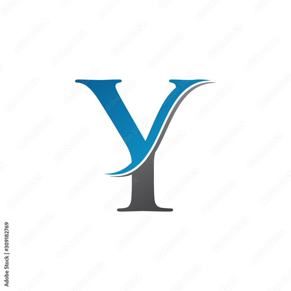Initial Letter Y Logo With Creative Modern Business Typography Vector Template. Creative Abstract Letter Y Logo Vector. Y Logo Design.