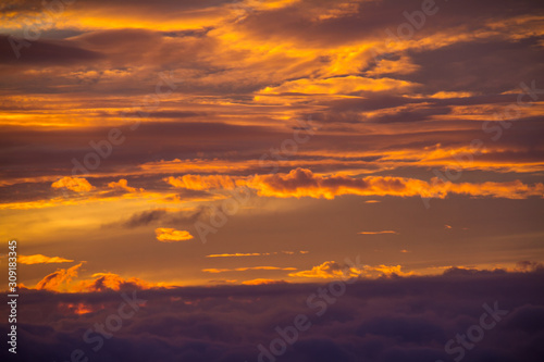 colorful sky on sunrise © Soonthorn