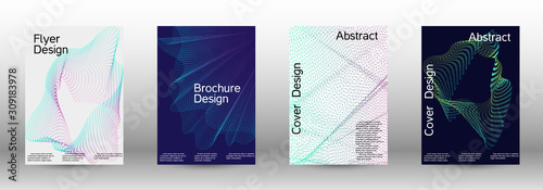 Cover design template set 