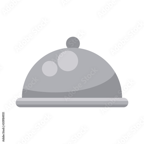 tray server dish isolated icon