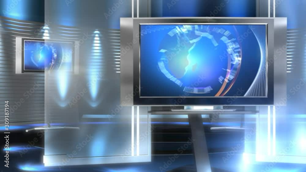 3D Virtual Studio Set Green Screen Background 3D Virtual Studio Set Green Screen Background