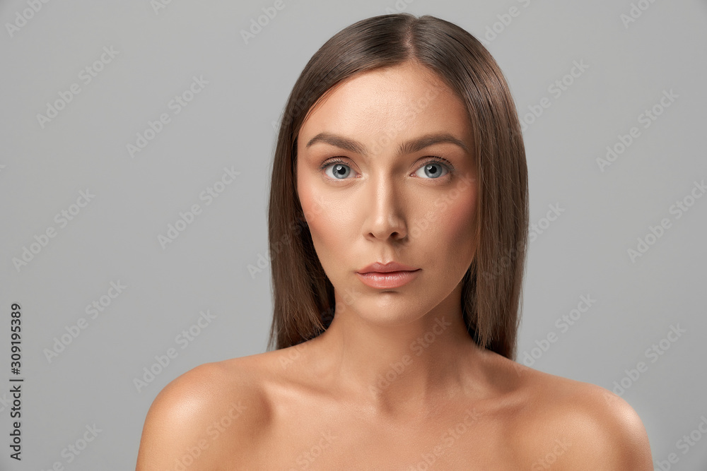 Headshot of young beautiful woman. Headshot of young beautiful woman.