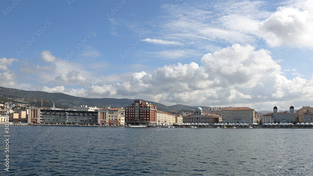 Fototapeta premium Trieste Cityscape Italy