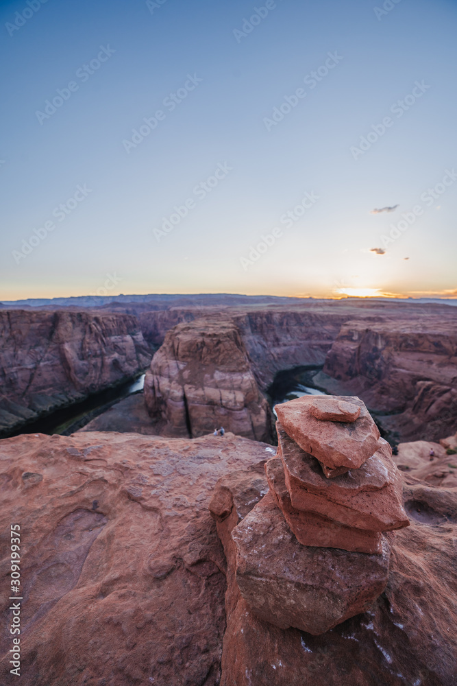Naklejka premium Horseshoe Bend at Page , Arizona USA