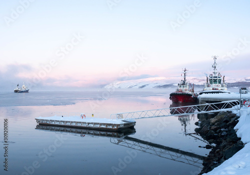 Shores of Kirkenes, Norway photo