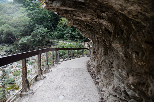the path through the cave