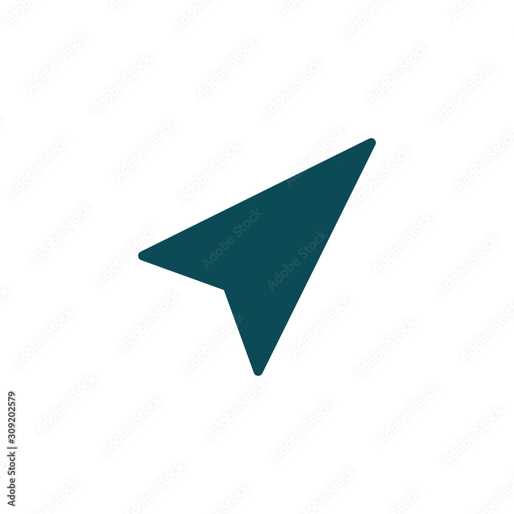 Send icon vector. location icon vector Send icon vector. location icon vector