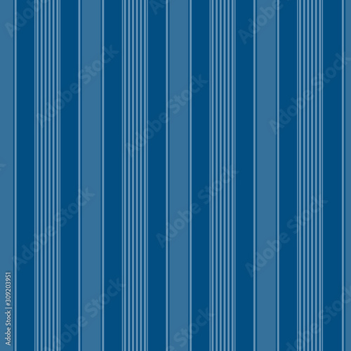 Classic Blue stripe background. Seamless pattern. Color of the Year 2020, Classic Blue, trend color.
