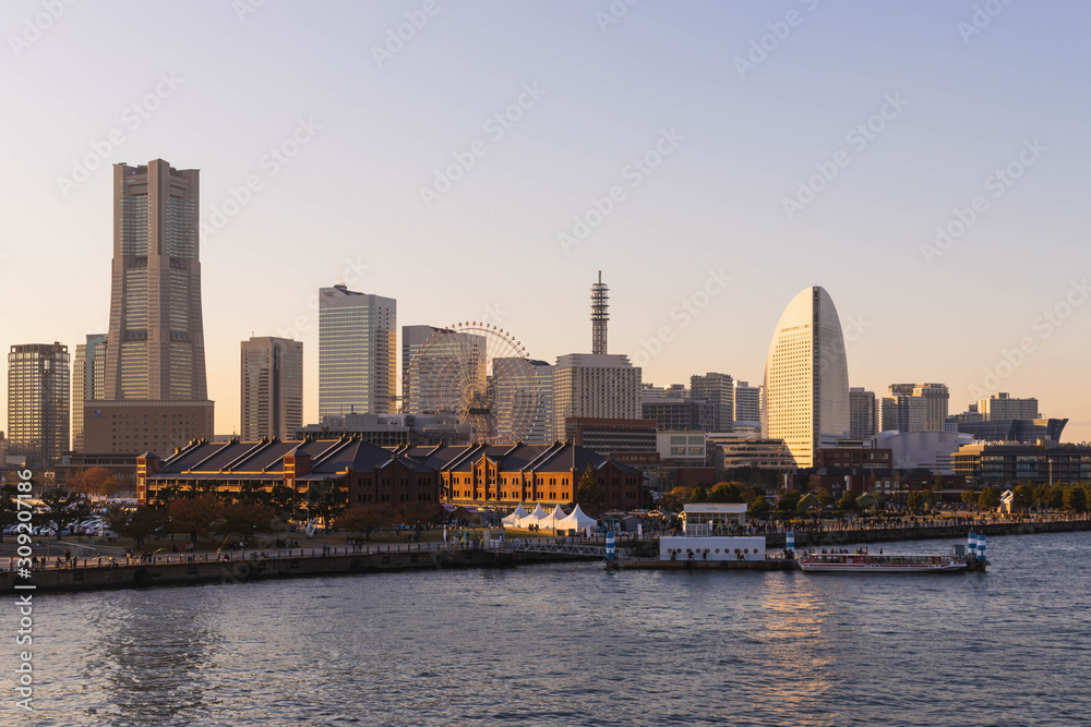 横浜　みなとみら　夜景