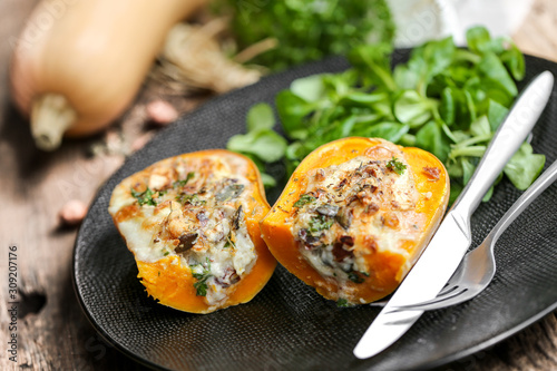 Foto butternut  au chèvre et graine de courge
