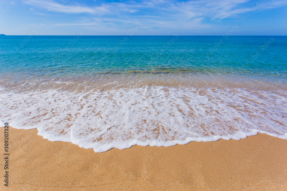 Beautiful ocean Landscape background Outdoor nature During high season Beautiful ocean Landscape background Outdoor nature During high season