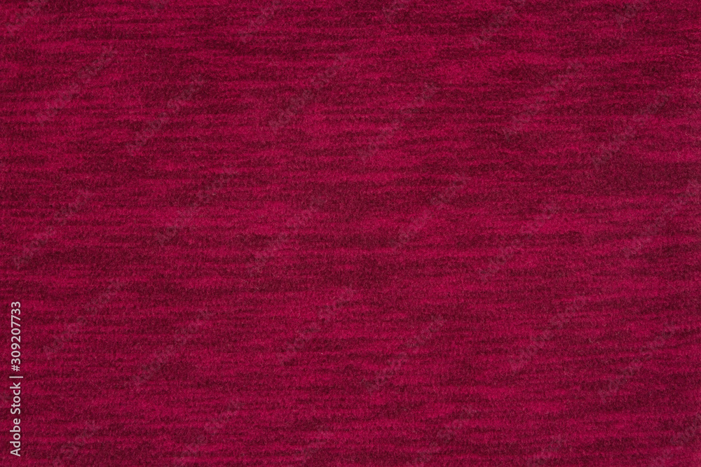 Fototapeta premium Burgundy and black fleece textured plush fabric material background