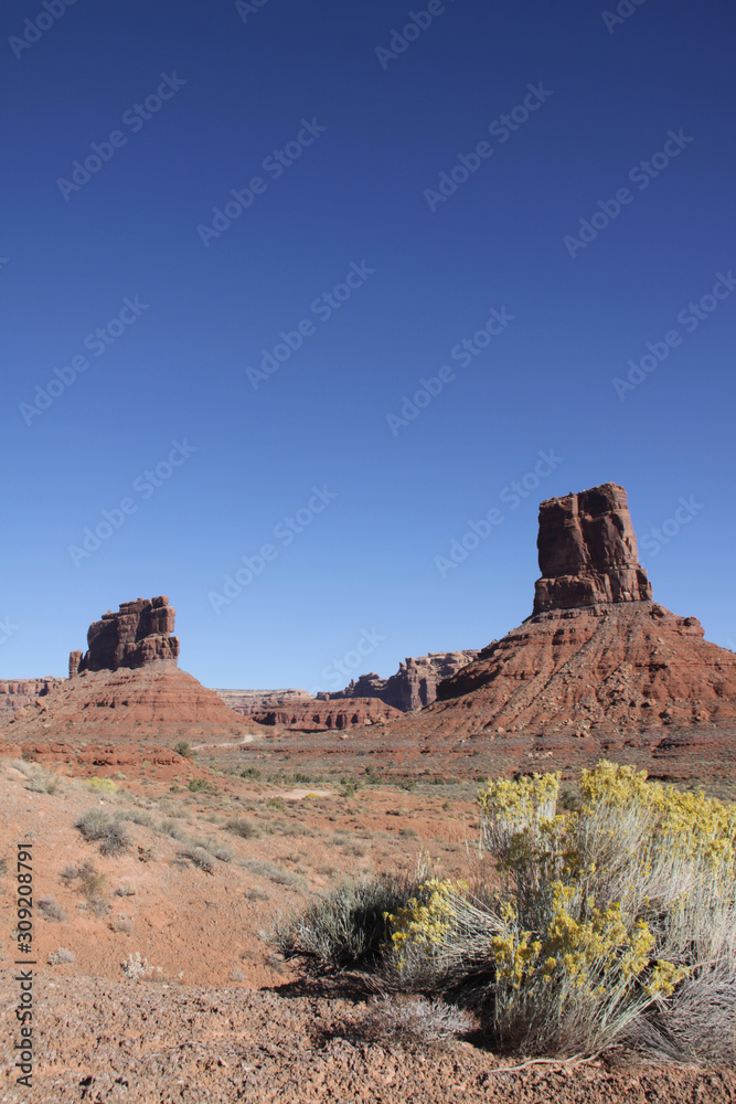 Views of Valley of the Gods in Utah USA