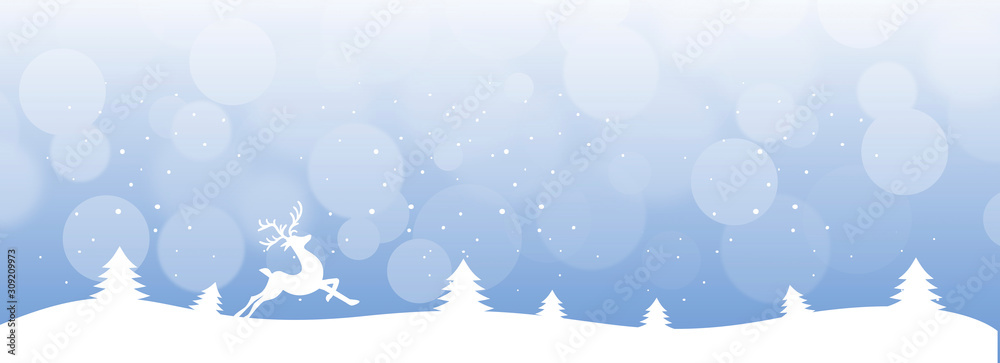 sfondo, fondo natale, alberi, alberelli, bokeh,	