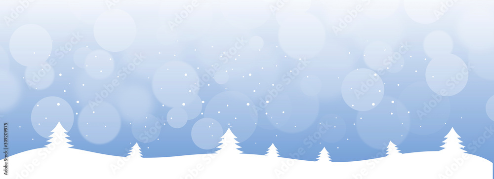 sfondo, fondo natale, alberi, alberelli, bokeh,	