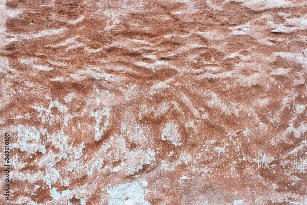 Picture of Red color painted concrete wall texture Picture of Red color painted concrete wall texture