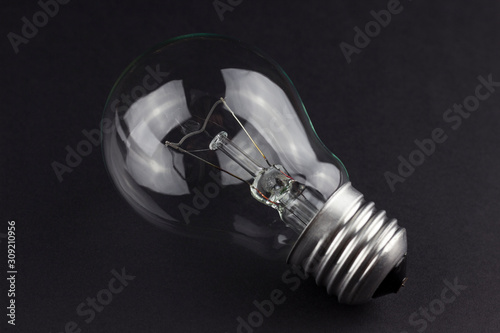 light bulb in the dark 