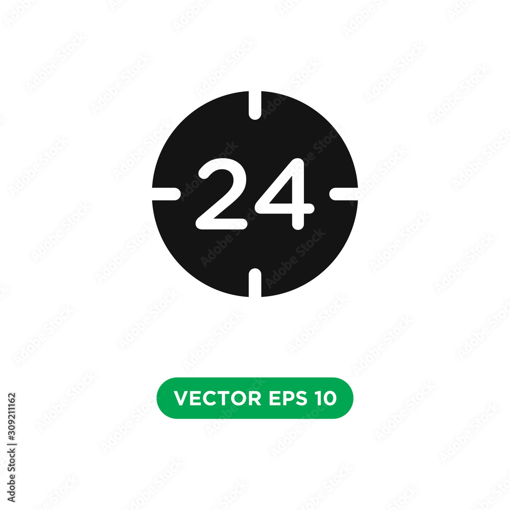 time clock vector icon concept design template time clock vector icon concept design template