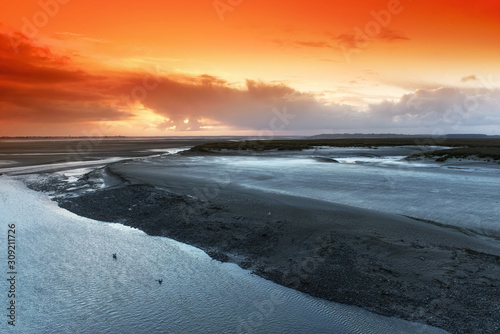 sunrise  on the bay of Somme © hassan bensliman