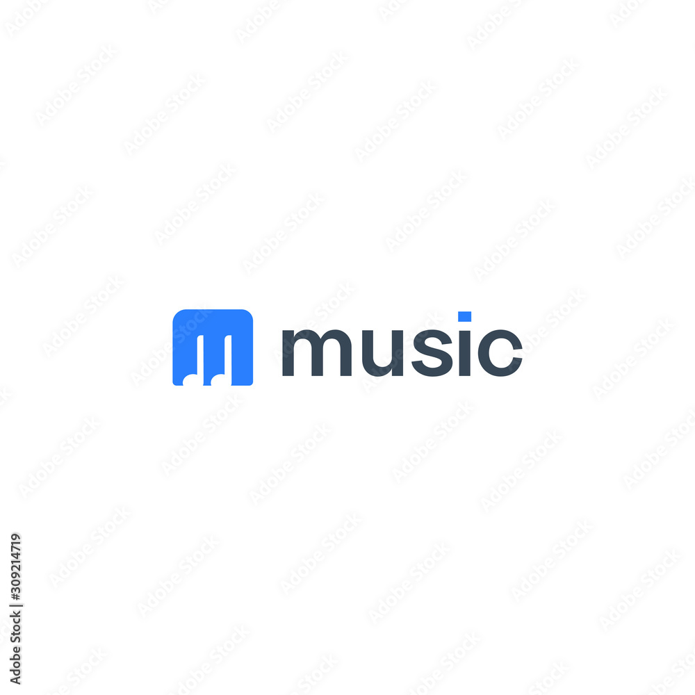outstanding music logo design template creative