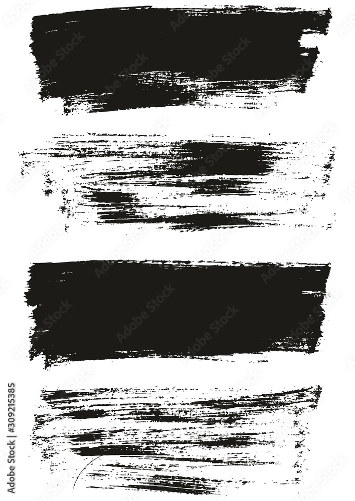Flat Paint Brush Thin Full Background High Detail Abstract Vector Background Set Flat Paint Brush Thin Full Background High Detail Abstract Vector Background Set
