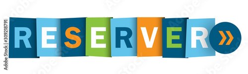 Bouton web vecteur RESERVER
