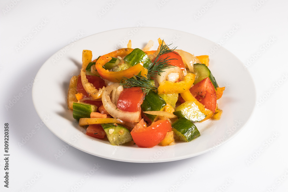 Vegetable Salad with Olive Oil