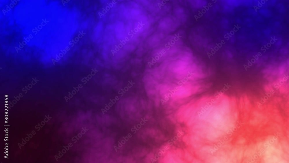abstract colorful effect background- cloud, smoked, mist illustration adobe premiere 4K