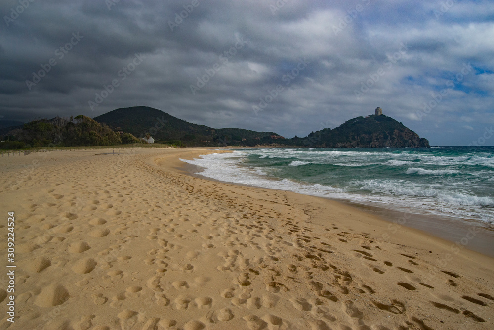 La spiaggia di Chia